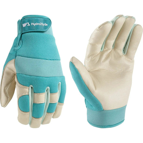 women's small leather gardening gloves HydraHyde Water Resistant Gloves For Women, Pro Grade✓