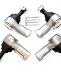 Boss Grade ATV Tie Rod Ends For Honda TRX 250R 300EX 400EX 450ER Brute Force 650i 750i set with zinc plated steel components.
