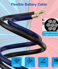 Heavy Duty Big 3 Upgrade Wiring Kit, Rock Solid 10 AWG Cca Ground And Power Cables twisted together, showcasing flexible design for easy installation.