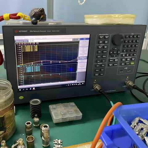 Network analyzer testing 2W SMA DC Blocker 50 Ohm 6GHz RF Blocker for RF Systems Ham Radio Antenna CCTV