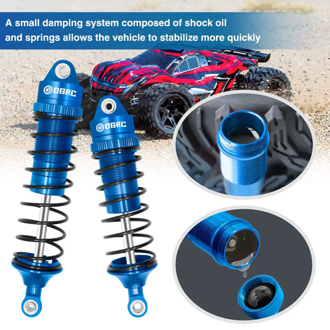 Oil Shock Absorber Damper Set For 1 By 10 RC Traxxas Slash 2WD And 4X4 Hoss Rustler Bandit Stampede Upgrades Replacement For 5862