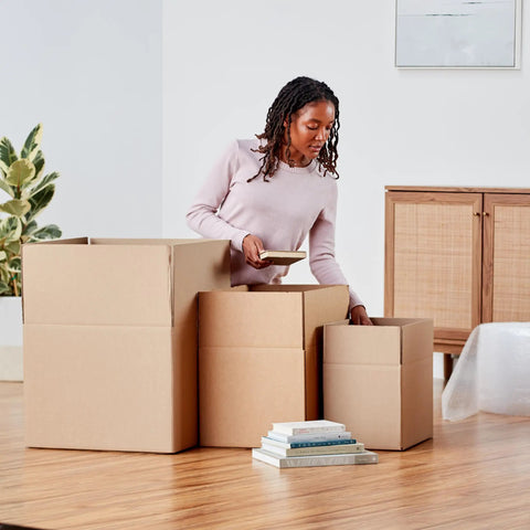 Rock Solid Large Cardboard Moving Boxes For Easy House Moves And Reliable Storage Heavy Duty Corrugated Packing Cartons With PreCreased Fold Flaps Tough Shipping Supplies Built To Outlast Any Jump