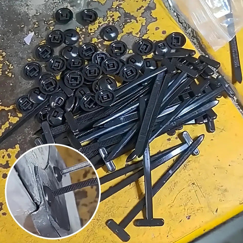30 Pack Heavy Duty Self Locking Nylon Cable Ties Zip Ties With UV Resistant Buckles For Car Bumpers Trunk Lining Wiring