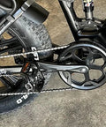 Heavy Duty Bike Crankset With 46T 48T 52T Chainrings, 152Mm To 175Mm Lengths, Forged Aluminum Arms And Steel Chainring on bike