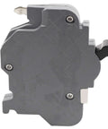 Heavy Duty One Pole 30 Amp Circuit Breaker For Federal Pacific Stab Lok Panels Plug And Play Thin Series Build Straight Up Quick Swap Rock Solid Overload Protection Gray Finish side view showing thermal magnetic fuse and NC slot design.