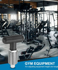 Premium Alloy Steel Spring Loaded Pull Pins for gym equipment adjustments, 12.7mm bore for height and length.