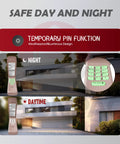Universal Garage Door Opener Keypad All In One That Plays Nice With 17 Brands Illustrated Day and Night Use