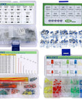 2830 Piece All In One DIY Electronics Components Kit Packed With Resistors Inductors Capacitors LEDs Triodes PCBs Potentiometers Jumper Wires And Tact Switches For UNO2560 Arduino Projects showcasing organized components in cases