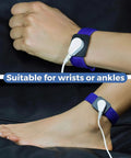 EMF Shield Grounding Kit With 2 Cords And 2 Wrist Straps For Home Or Office used on wrist and ankle