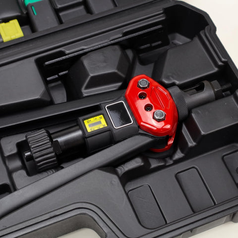 Heavy Duty Rivet Nut Tool Kit With 16 Inch Rivnut Gun For Threaded Insert Installation in black case