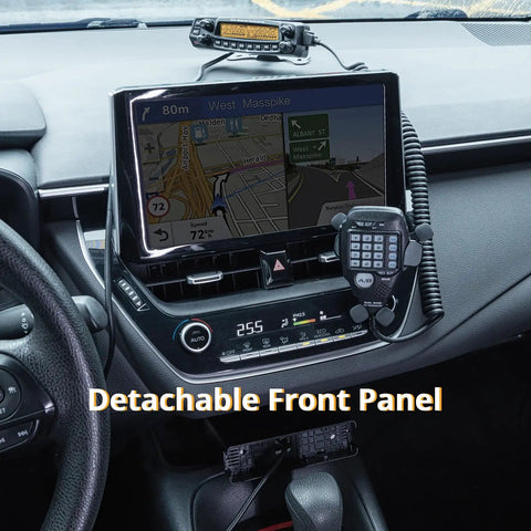 Dual Band Mobile Radio Transceiver With 50W High Power For UHF And VHF Amateur Ham Radio, Multi Band Receiver in car setup