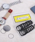 Watch Gasket Kit With 210 Pcs O Ring Seals In 18 Sizes Waterproof Back Cover Rubber Gaskets Replacement For Watches