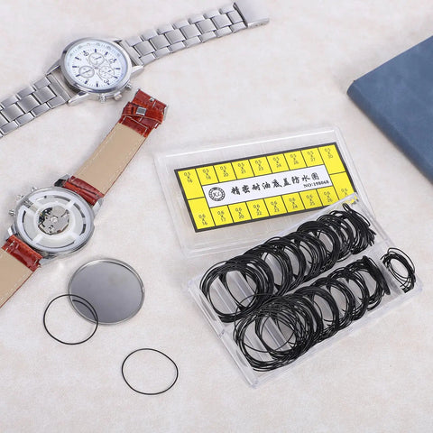 Watch Gasket Kit With 210 Pcs O Ring Seals In 18 Sizes Waterproof Back Cover Rubber Gaskets Replacement For Watches