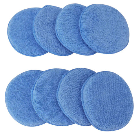 Beast 20 Pack Microfiber Wax Applicator Pads 5 Inch Blue Foam Car Wash Sponge for buffing and polishing vehicles