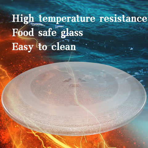 12 Inch Microwave Glass Plate Replacement for Turntable Tray Fits Most 12 Inch Microwave Models W10337247 W11367904