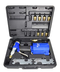 Three Eighths Inch Capacity Pneumatic Rivet Nut Setting Kit With M4 M5 M6 M8 M10 And One Quarter Inch, Five Sixteenths Inch, Three Eighths Inch Mandrels in case