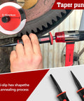 9 Piece Punch And Chisel Set With Cape And Cold Chisels, Center, Pin And Taper Punches, Hand Guard For Safe Grip, Chrome Vanadium