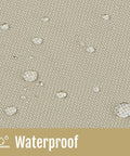 Waterproof fabric of Beige 2/3 Seater Swing Seat Cover Replacement Made From 600D Oxford Waterproof Fabric For Outdoor Garden