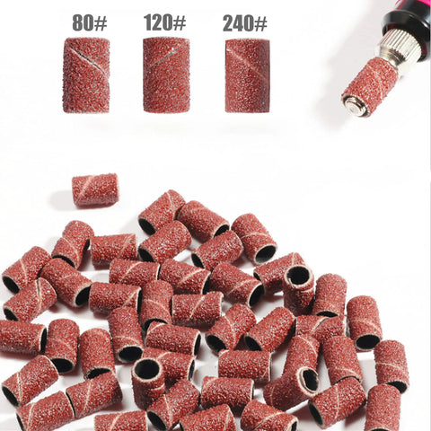 Pro Grade Sanding Drum And Sleeve Set Kit With 574 Pieces 540 Sanding Bands And Sleeves 30 Drum Mandrels in various grits