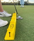 MS3 Model Golf Putting Training Aid To Improve Your Putting And Lower Your Score And Build A Smooth Stroke Pro Approved Golden Yellow