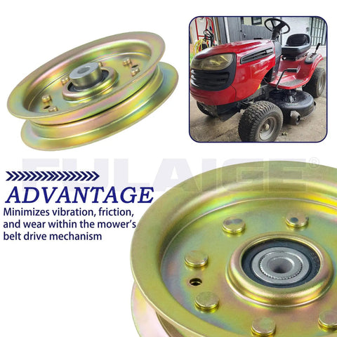 Idler Pulley Kit Replaces 753-08171 756-04129B 956-04129 for Cub Cadet Troy Bilt Mowers with lawn tractor