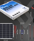 No-Nonsense 12V Solar Battery Charger With LCD Voltage Tester, 20W Trickle Charger With Smart MPPT Controller components layout