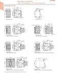 Technical diagram of AC coil contactor AF16-30-10-13 1SBL177001R1310 with dimensions and installation details.