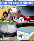 100 Pack Heavy Duty Tarp Clips With Locking Grasp No Tool Needed Thumb Screw Tent Clips For Securing Tarps Awnings Canopies