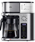 10 Cup Drip Coffee Maker With Hot And Cold Multi Serve Brewer, Timer And Auto Start, Hot Water Dispenser, Over Ice Function.
