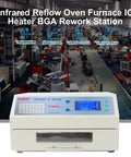 Automatic Reflow Soldering Machine With Hot Air Circulation And Infrared Heater For PCB SMT BGA Rework in factory setting