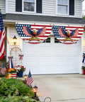 Two Pack 250th Anniversary USA Bunting Flag 4x2 Feet Patriotic Eagle Banner For Fourth Of July And Memorial Day 1776 2026