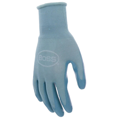 Womens Grip Nitrile Coated Work Gloves 5 Pack Abrasion Resistant And Water Resistant High Dexterity And Enhanced Grip Large Teal