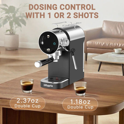 Level Up Your Daily Grind With This 20 Bar Semi Automatic Espresso Machine Featuring A Responsive Touch Panel And Powerful 1350W Steam Wand For Barista Grade Lattes And Rich Homemade Cappuccinos.
