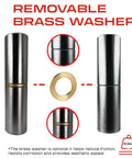 Beefy Heavy Duty Weldable Barrel Hinges 4 Pack 3 Inch By 3 Quarter Inch 15 Thirty Second Inch Pin 750 Lb Load Capacity