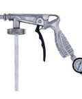 Professional Grade Lightweight Pneumatic Undercoating Spray Gun For Automotive Rust Proofing Rubberized Truck Bed Liner And Badass Heavy Duty Protective Coating System with air gauge.