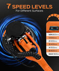 All In One Drywall Sander With Extendable Handle And LED Light, 8.5 Amp Popcorn Ceiling Removal Tool with speed settings