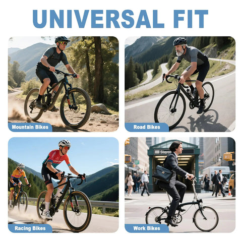Cyclists showcasing 7 Speed Bicycle Freewheel 14 To 34T Replacement Part for multispeed bikes in various terrains and environments.