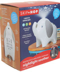 Box of Baby Soother Night Light Moonlight Melodies With Projection And Music showing product features and design.