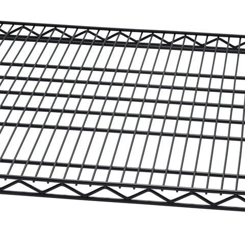Heavy Duty Real Deal Adjustable Wire Shelving Rack With Seriously Tough 3200 Lb Capacity For Kitchen Garage And Laundry Setup Built Like A Tank Nsf Certified Black 48x24x72in