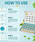 How to use Pet Owner Friendly Washing Machine Cleaner Tablets 24 Pack With Enzyme Based Formula step-by-step instructions