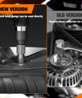 Direct-Connect 15 Piece Screw Extractor Kit for Three Eighth Inch Drive showing dual head and old sleeve versions