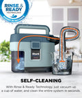 EveryMess Ultra Powerful Mess Busting 3 In 1 Wet Vacuum Dry Vacuum And Stain Eliminator With StainForce Technology self-cleaning feature