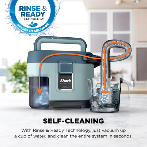 EveryMess Ultra Powerful Mess Busting 3 In 1 Wet Vacuum Dry Vacuum And Stain Eliminator With StainForce Technology self-cleaning feature