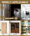 Six Pack Heavy Duty Three And A Half Inch Stainless Steel Door Hinges With Five Eighth Inch Rounded Corners Non Removable Pin