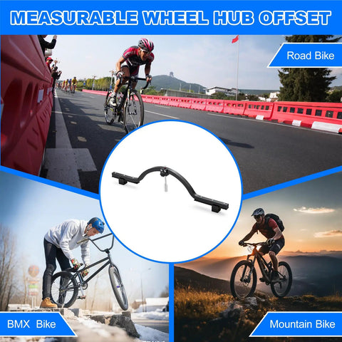 Pro Adjustable Wheel Alignment Tool Badass Heavy Duty Gear For Squaring Up Road Mountain And Bmx Bikes Fits 12 To 29 Inches No Sweat Dish Calibration