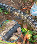 Flat Soaker Hose 50 Ft With Stake For Garden Beds Drip Irrigation Hose Heavy Duty Water Saver 80 Percent For Vegetables