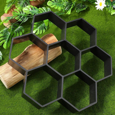 DIY Garden Paving Molds Irregular Concrete Paver Molds For Walkways Patios And Lawn Areas Heavy Duty Plastic Easy To Use