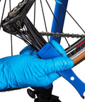 Drivetrain Clean Brush With Contoured Tip Designed To Wipe Grit From Tight Crannies And Reach Every Corner Of Your Bike Chain And Cassette Dual Sided Cleaning Tool In Blue GSC 3