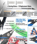 All In One 82 Piece 3D Printer Tool Kit In Durable Case With PTFE Cutter Deburring Tools and industrial nippers on display.