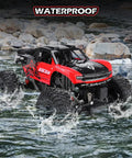 4x4 Offroad RC Truck Amphibious 1 12 Scale Monster Beast With Dual Motors Waterproof Chassis Rugged Crawler in water